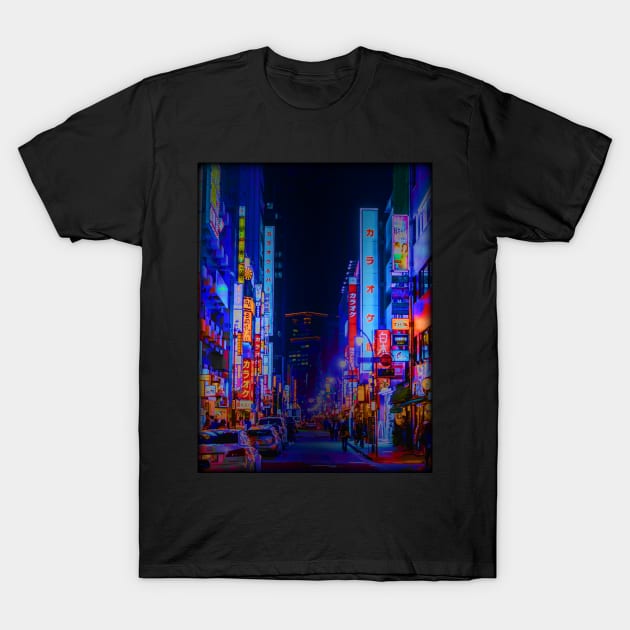 NEON NIGHT T-Shirt by ied